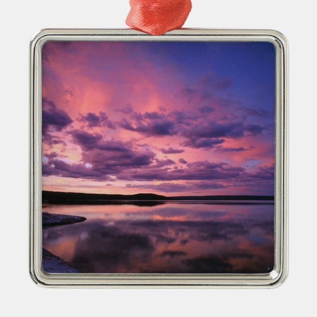 Yellowstone National Park, Wyoming. USA. Metal Ornament (Front)