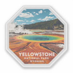 Yellowstone National Park Wyoming Vintage Travel