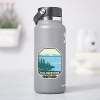 Yellowstone National Park Yellowstone Lake Vintage
