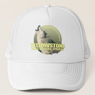 Yellowstone NP (Grey Wolf) WT Trucker Hat