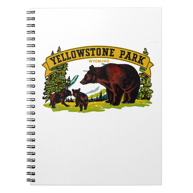 Yellowstone Park Notebook (Front)