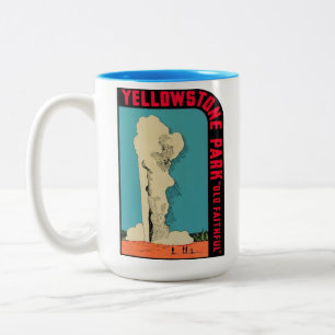 Yellowstone Park Two-Tone Coffee Mug