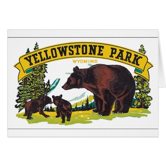 Yellowstone Park, Wyoming (Front Horizontal)