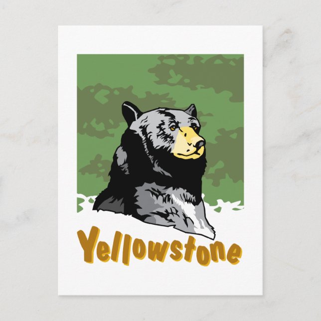 Yellowstone Poster Postcard (Front)