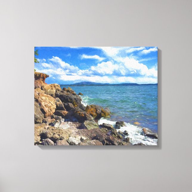 Yellowstone River Canvas Print (Front)
