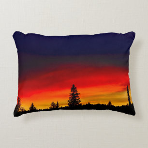 Yellowstone Sunset Decorative Pillow