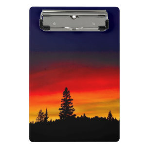 Yellowstone Sunset Mini Clipboard