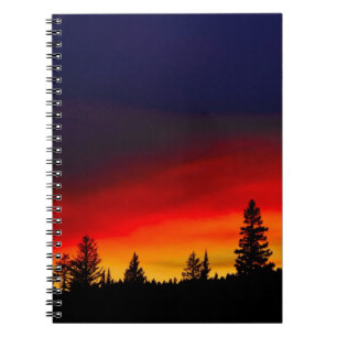 Yellowstone Sunset Notebook
