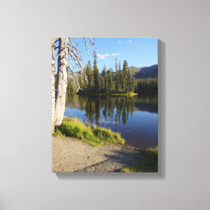 Yellowstone Sylvan Lake Reflections Canvas Print