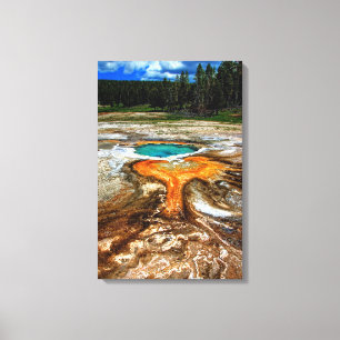 Yellowstone Thermal Pool Canvas Print