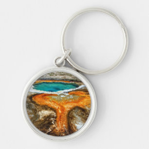Yellowstone Thermal Pool Keychain