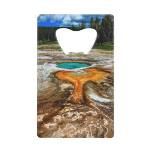 Yellowstone Thermal Pool Wallet Bottle Opener