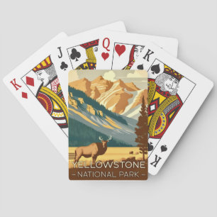 Yellowstone Travel Playing Cards