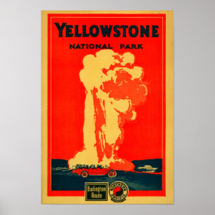 Yellowstone, vieille affiche fidèle de la