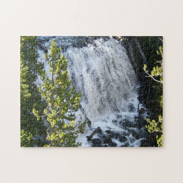 Yellowstone Waterfall Jigsaw Puzzle (Horizontal)