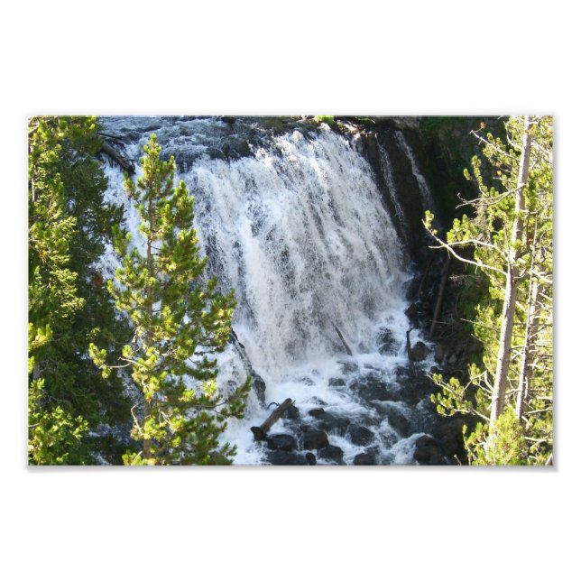Yellowstone Waterfall Photo Print (Front)