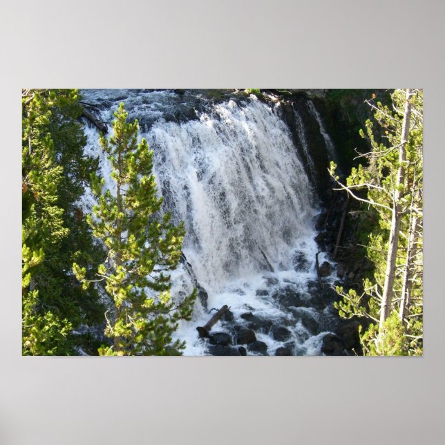 Yellowstone Waterfall Poster (Front)