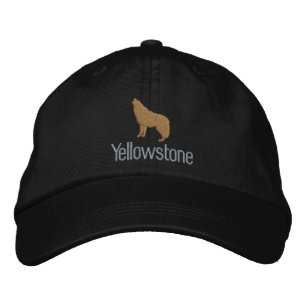 Yellowstone Wolf Embroidered Baseball Cap