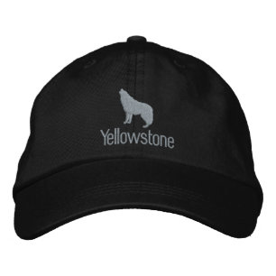 Yellowstone Wolf Embroidered Baseball Cap
