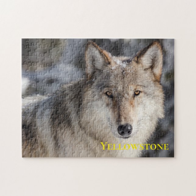 Yellowstone Wolf Jeu Puzzle (Horizontal)