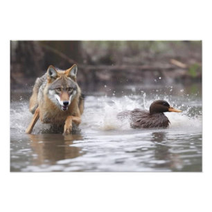Yellowstone Wolf Photo Print