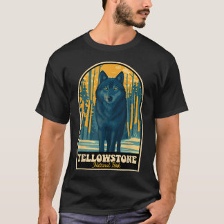 Yellowstone Wolf Vintage National T-Shirt