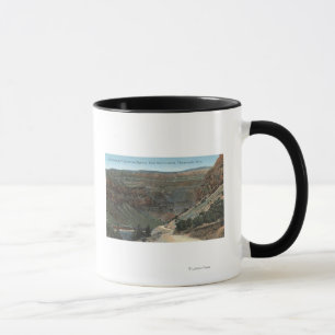 Yellowstone, WY - Yellowstone Highway and Wind Mug