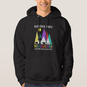 Yellowstone Wyoming US National Park Family Vacati Hoodie