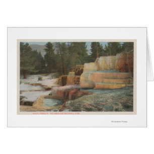 Yellowstone, WYView de terrasse d'ange