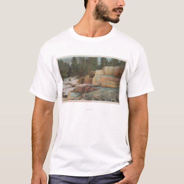 Yellowstone, WYView of Angel Terrace T-Shirt (Front)