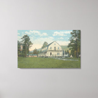 Yellowstone, WYView of Piney Inn Canvas Print