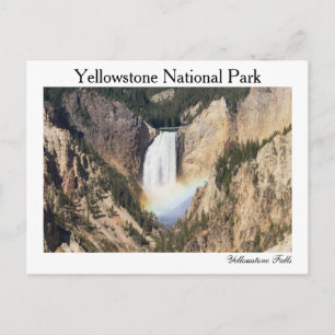 Yellowstone - Yellowstone inférieur tombe carte
