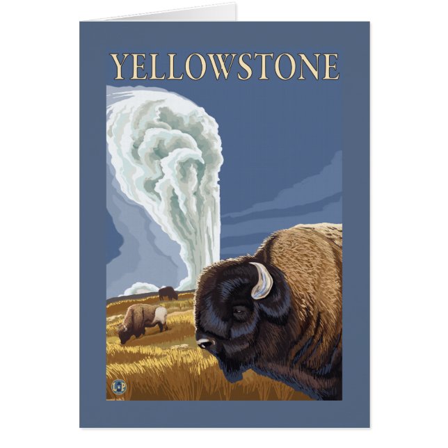 YellowstoneBison avec la vieille foi (Devant)
