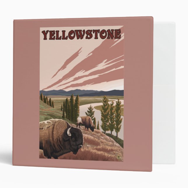 YellowstoneBison Scene Binder (Front/Inside)