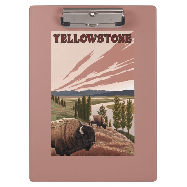 YellowstoneBison Scene Clipboard (Front)