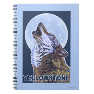 YellowstoneHowling Wolf Notebook