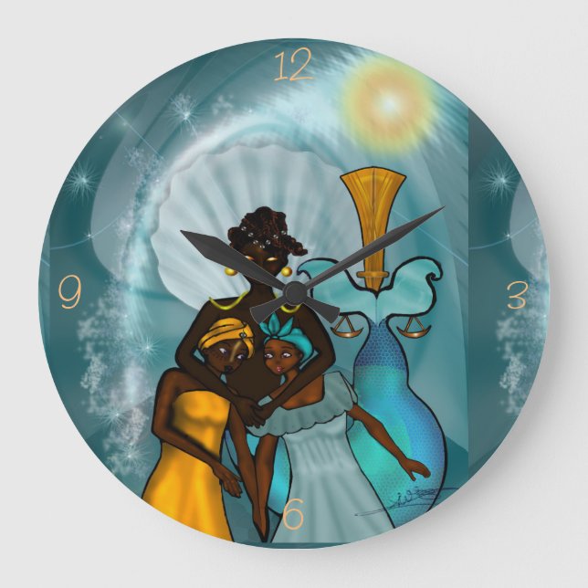 Yemanja reconnected Clock (Front)