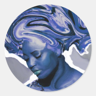 YEMAYA OKUTE BY LIZ LOZ CLASSIC ROUND STICKER