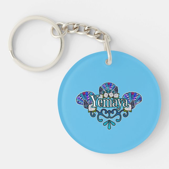 Yemaya Vibes Keychain (Front)