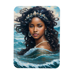 Yemaya Water Goddess Orisha Art Magnet