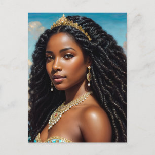 Yemaya Water Goddess Orisha Art Postcard