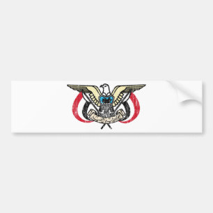 Yemen Coat Of Arms Bumper Sticker