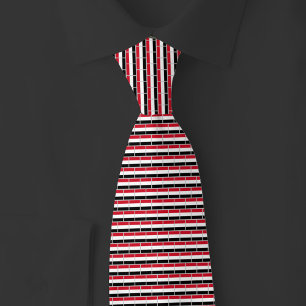Yemen Flag Brick Pattern Tie