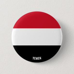 Yemen Flag Charming Patriotic 2 Inch Round Button