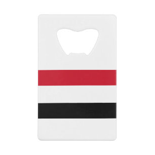 Yemen Flag Credit Card Bottle Opener