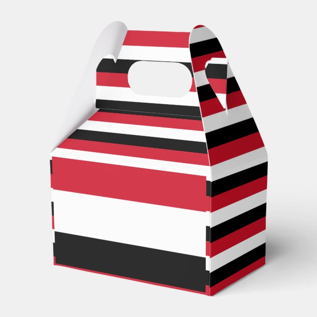 Yemen Flag Favor Box (Back Side)