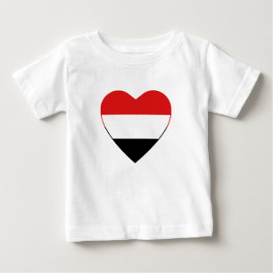 Yemen Flag Heart T-Shirt