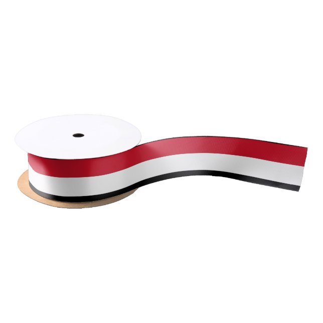 Yemen Flag Satin Ribbon (Spool)