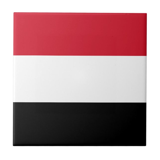 Yemen Flag Tile (Front)