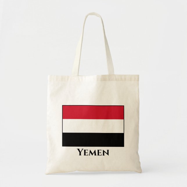 Yemen Flag Tote Bag (Front)